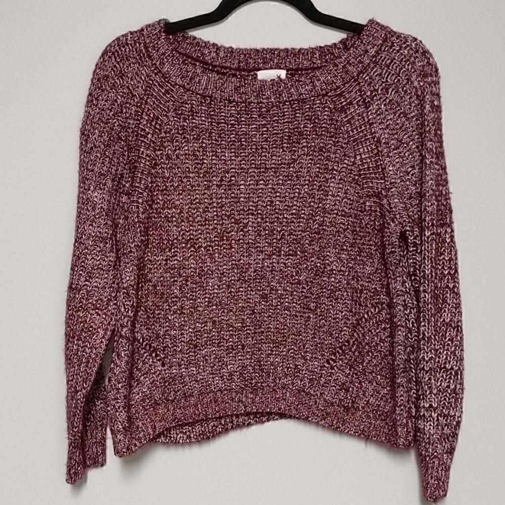 nu new York Maroon Sweater